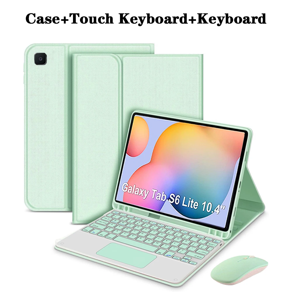 Premium Tablet Case and Keyboard Cover with Pencil Holder, 10.4-Inch