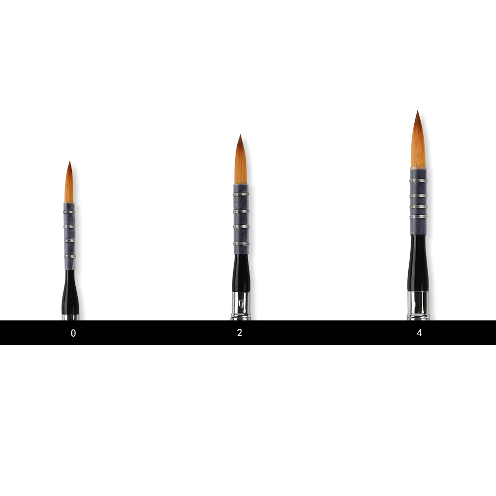 Artsecret Metal Pocket Detachable Watercolor Brush Travel Portable Rod Painting Acrylics Brushes Sketching Detail Paint 882 5