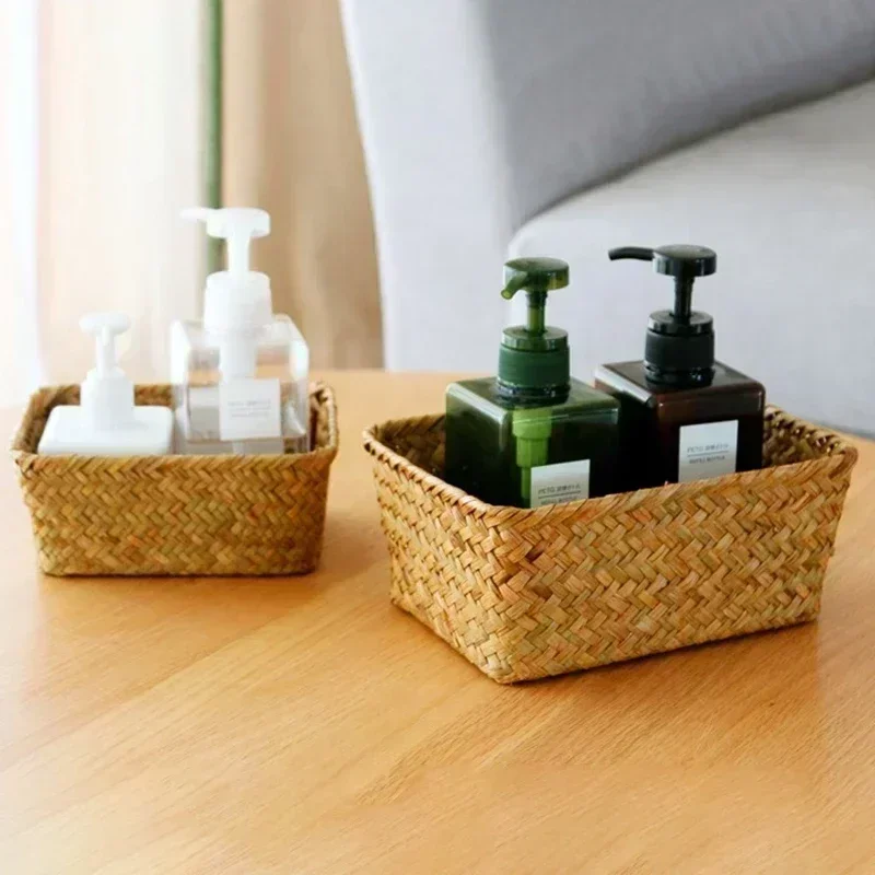 Natural Woven Seagrass Multipurpose Storage Basket