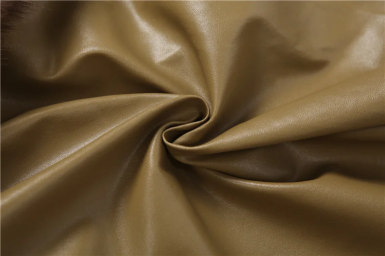 Kliou Skinny-Bodys aus Kunstleder für Damen, tiefer Ausschnitt, rückenfrei, ärmellos, pelzig, Patchwork-Saum, heiße Mädchen, High-Street-Stil, figurbetont – Detail 11