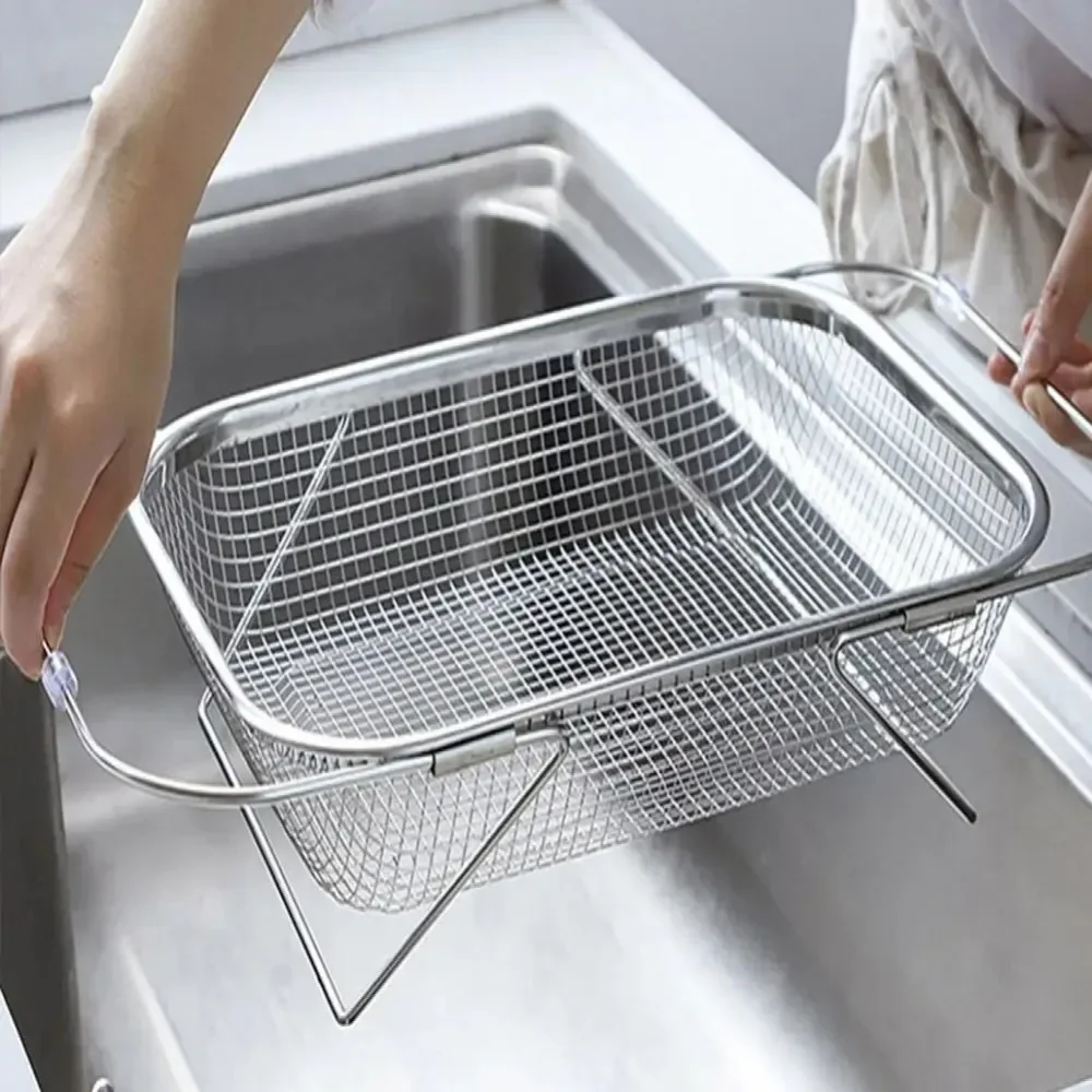 Cutlery organizer expandable cutlery drying rack kitchen sink drain basket