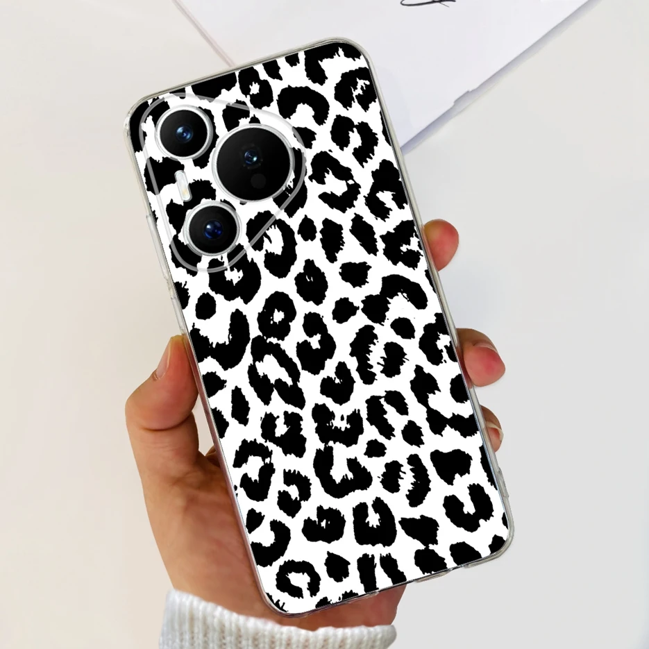 Stylish Painted Clear Silicone Phone Case - Soft and Durable Protective Cover