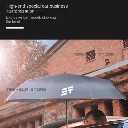 Fully Automatic UV 10 Bone Reverse Folding Umbrella for Chery Jetour T2-Car Umbrella Parasol
