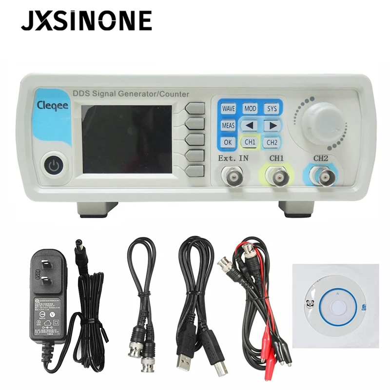 

JXSINONE JDS6600-15M JDS6600 Series 15MHZ Digital Control Dual-channel DDS Function Signal Generator frequency meter Arbitrary