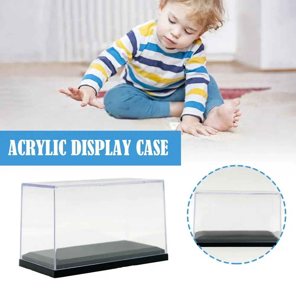 

Scale 1:64 Transparent Acrylic Hard Cover Display Box For Car Model Dust Proof Storage Display Box Miniature Figure Protect W6B4
