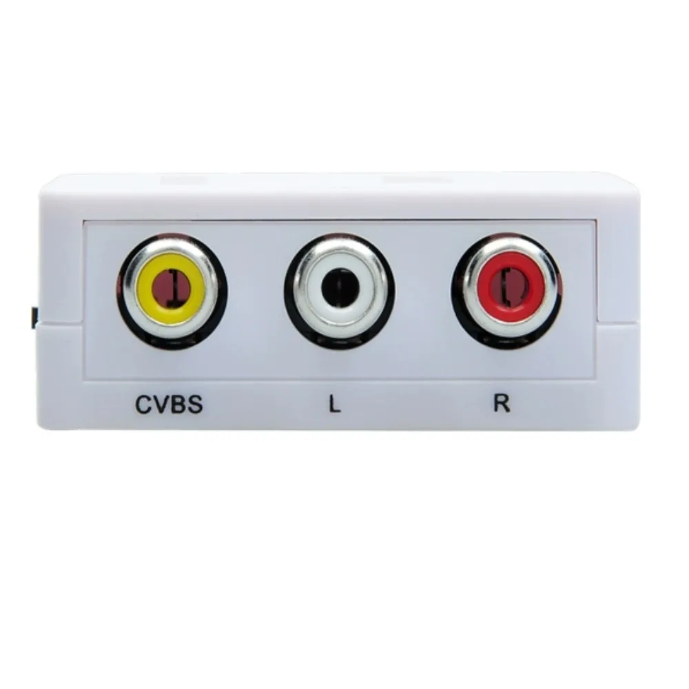 HD 1080P RCA HDMI-AV 비디오 컨버터, HDMI-AV USB 충전 케이블, HDMI-AV 어댑터, 흑백 연결선