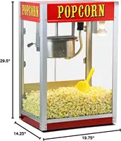 electric popcorn machine for requiring pipoqueira High Commercial Quality red microondas팝콘기계 1