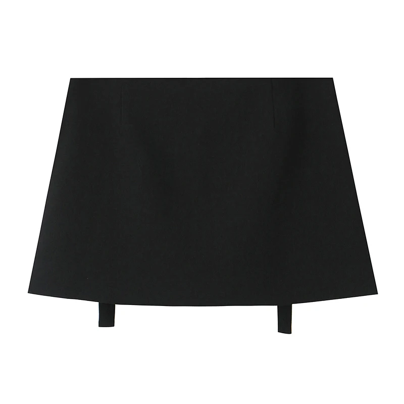 Women's Mini Skirt 2025 New Fashion Jewelry Button Elegant Sexy Short Skirts For Women Commuting Personality Bow Skorts