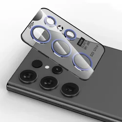 Premium Tempered Glass Lens Protector for Enhanced Camera Protection (Blue)