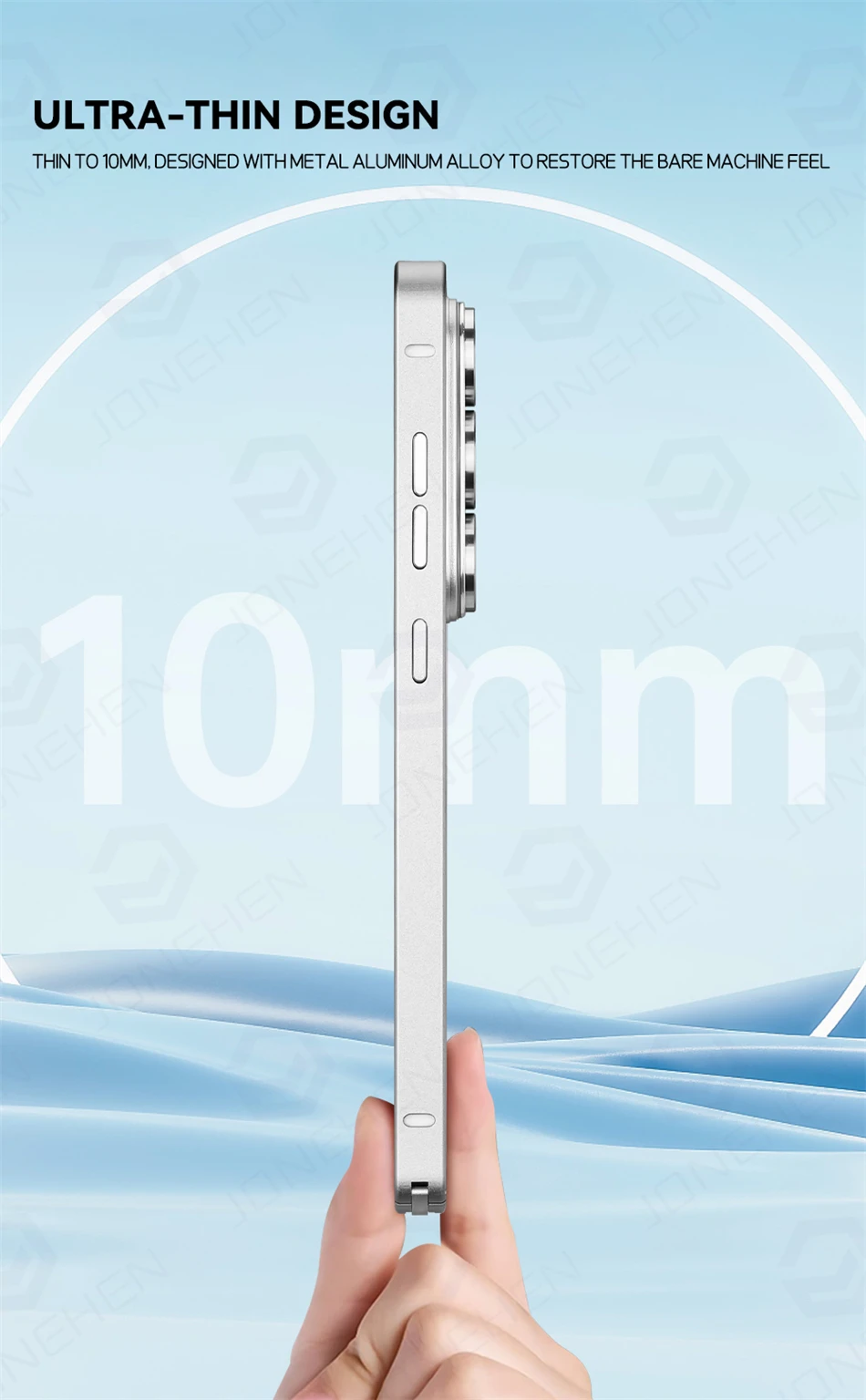 Luxuriöser Leichter Aluminium-Metallrahmen für Samsung Galaxy S25 S26 Ultra S26Ultra Legierungs-Stoßfänger Objektivschutzfolie Rückseitiges Zubehör – Detail 7
