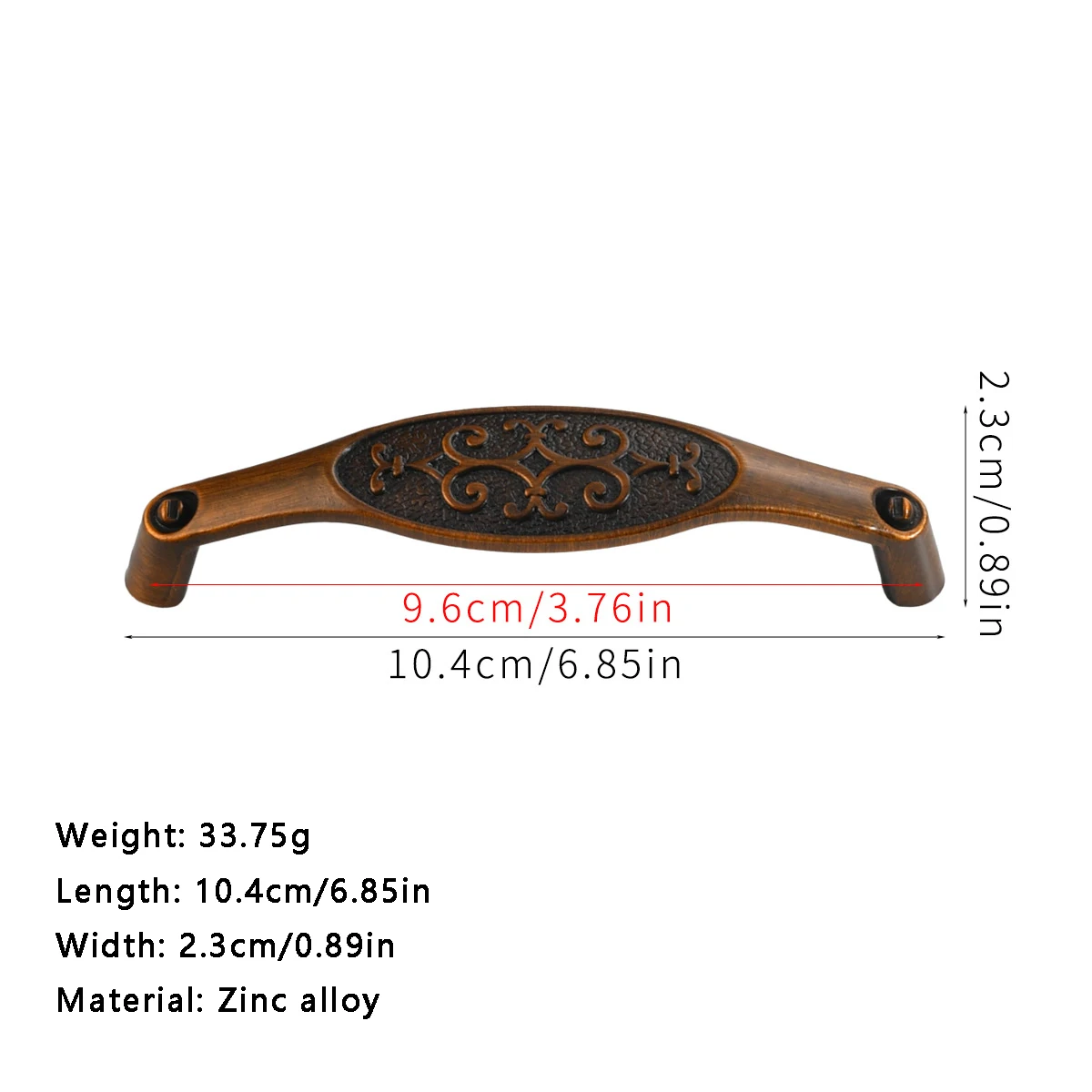 

European Style Cabinet Handles, Antique Drawer Pulls for Kitchen Cupboards