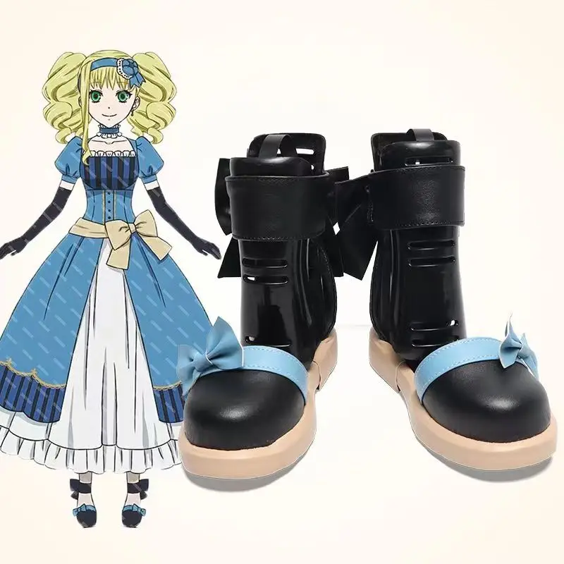 

Anime Black Butler Kuroshitsuji: Book of the Atlantic Elizabeth Ethel Cordelia Midford Lizzy Cosplay Shoes