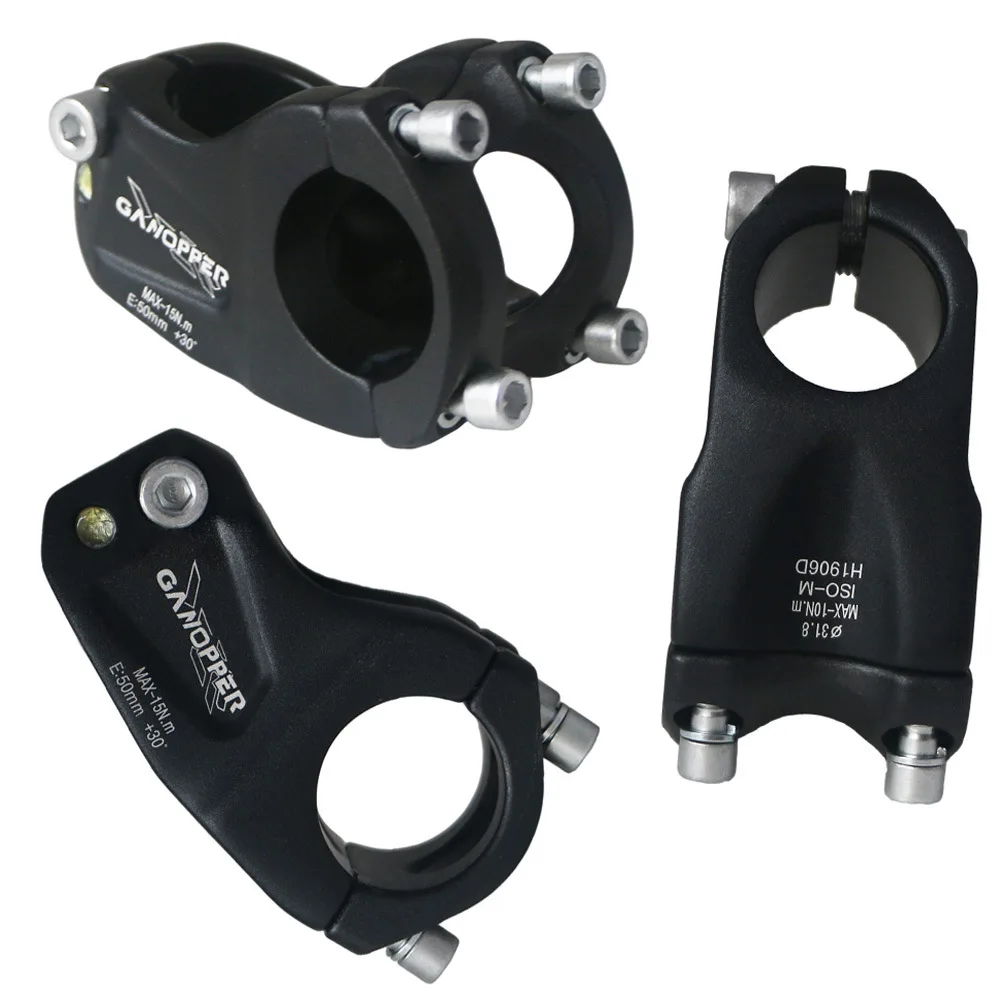 

31.8mm CNC Bike Stems Mountain Bike Handlebars Frosted Aluminium Mtb Stem Folding Bike Stems Ultra Light Bike Short Stems