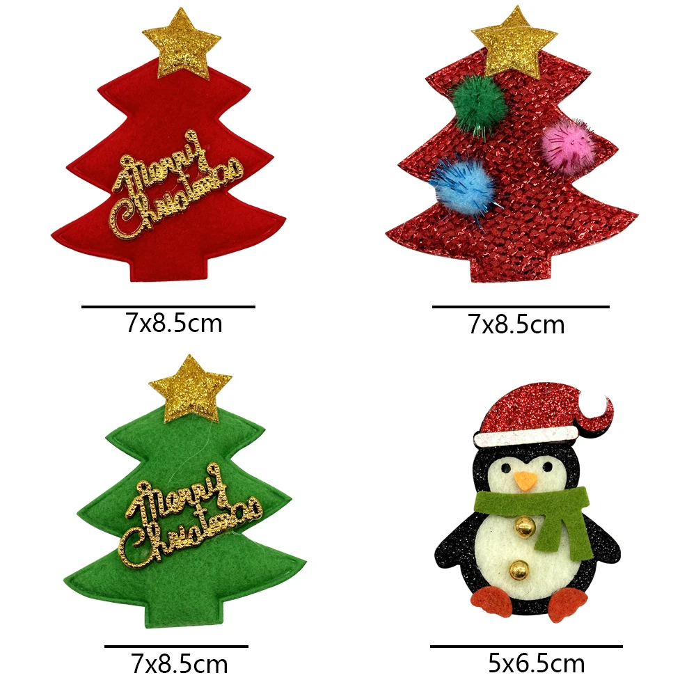 50/100PCS Christmas Small Dog Bow Ties Pet Cat Puppy Bow Ties Small Dog Collar Snowman Deer Holiday Grooming Neckties Bowties 5