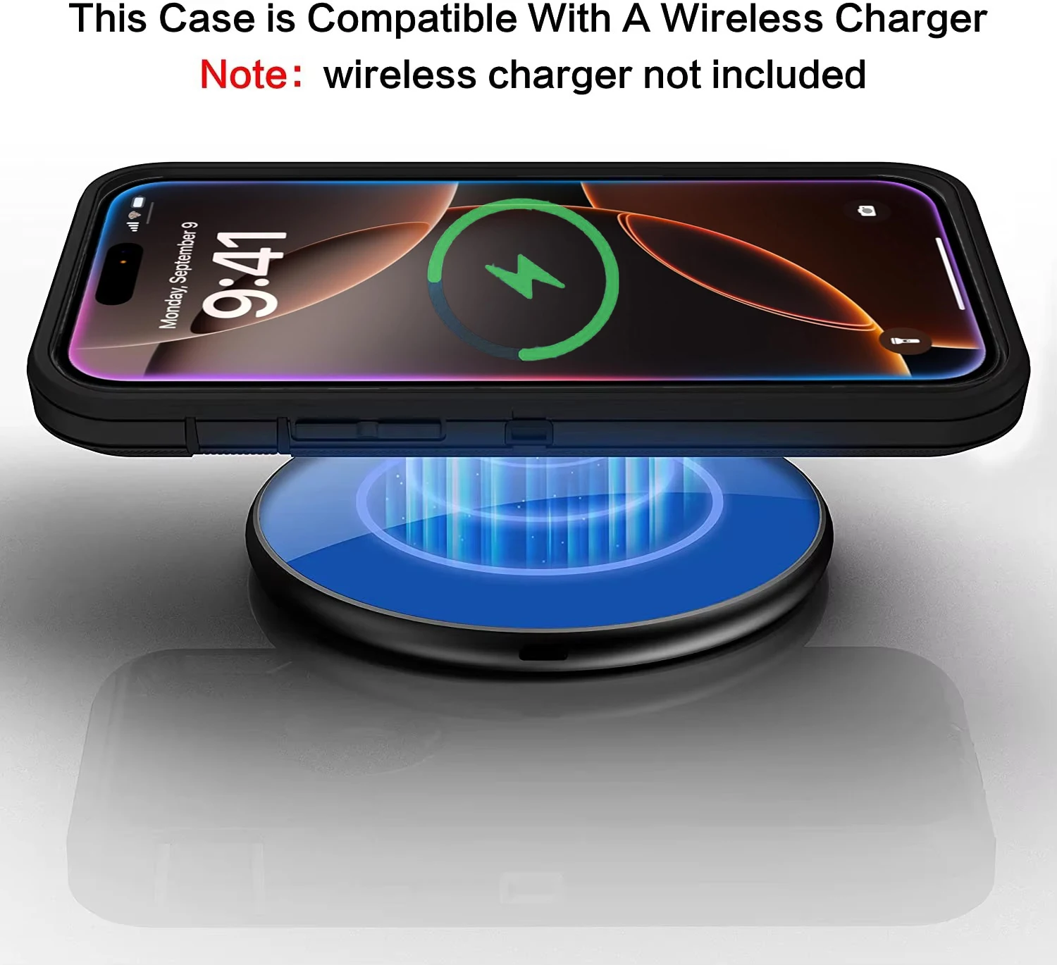 Heavy Duty Shock Absorption Full-Body Protective Silicone Rubber Case
