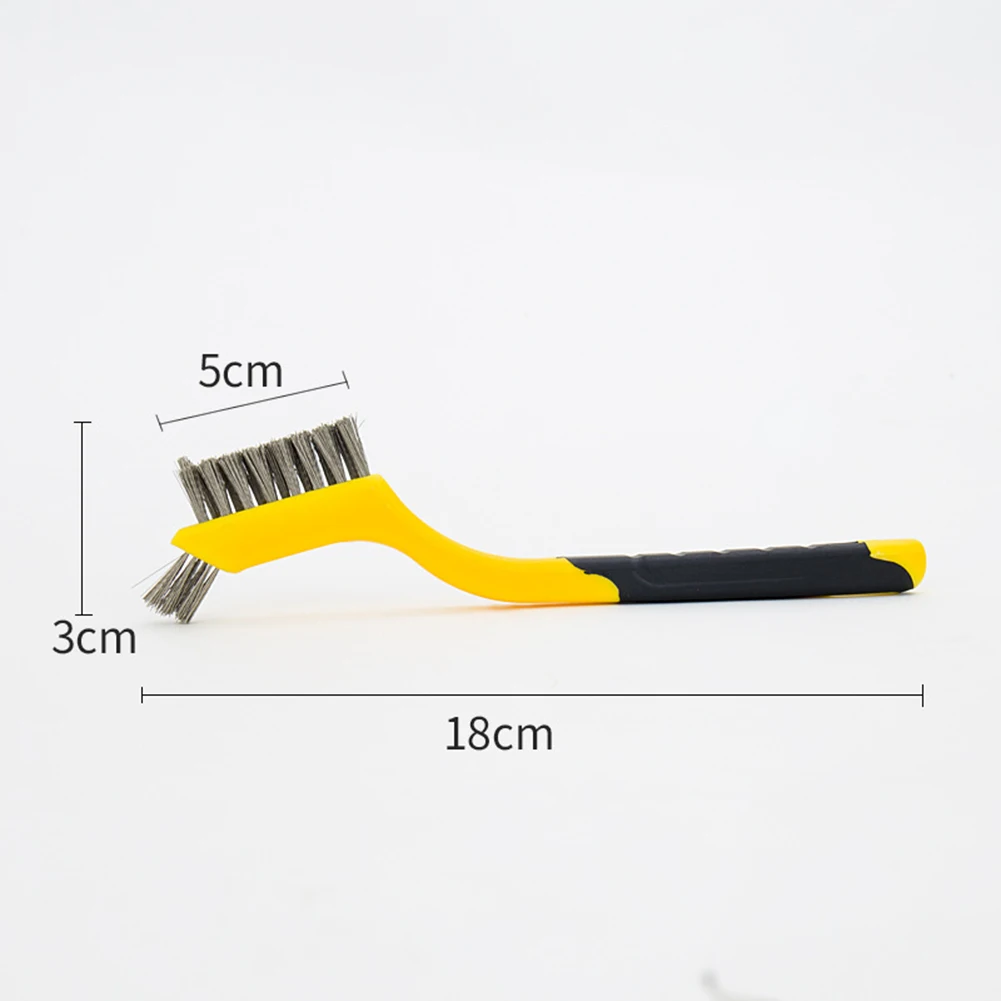 1 Pc Wire Brush Brass Nylon Stainless Steel Brush 180mm Rust Remover Metal Clean Polishing Hand Cleaning Manual Tools cleaning brush wire brush stainless steel wire brush wire brush set wire cleaning brush electric wire brush