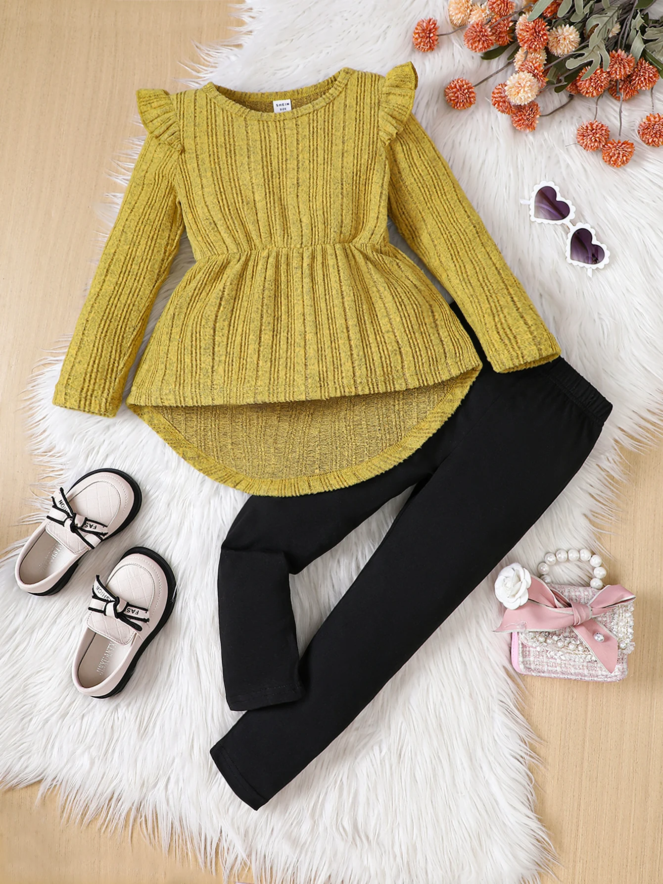 Girls Lace Hoodie & Pants Set 4