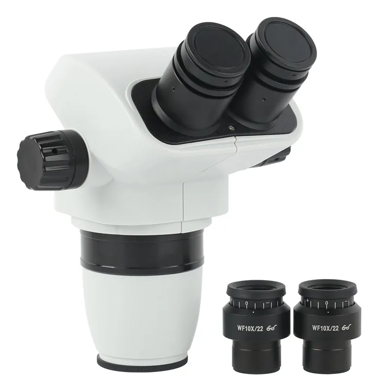 Stereo Binocular Microscope Head 6.7X 45X Continuous Zoom ST6745