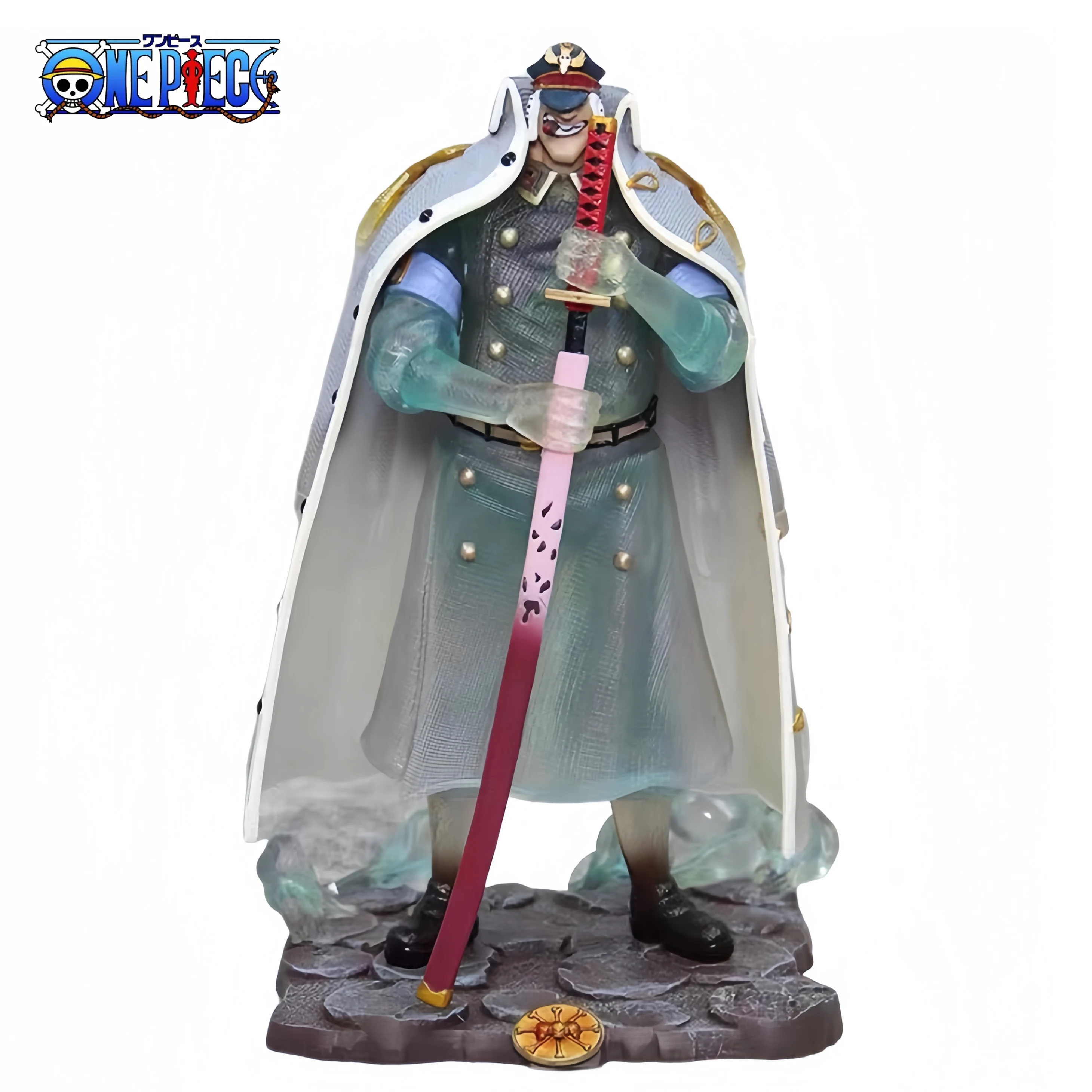 

30cm One Piece Shiryu Invisible Man Anime Action Figure Blackbeard Pirates GK Statue Model Decoration Collection Toy Boy Gift