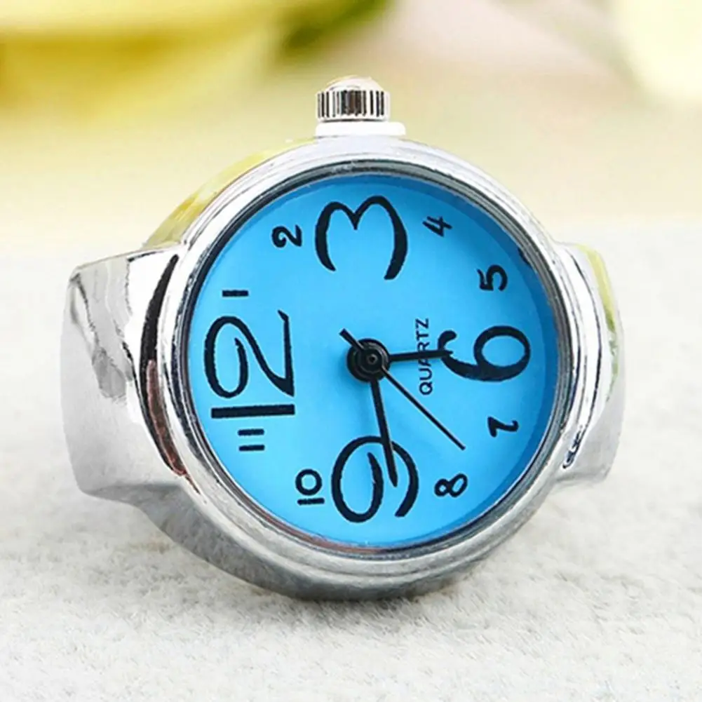 Women Alloy Ring Watch Decorative for Women Time Display Multifunctional Jewelry Accessories Finger for Women 3