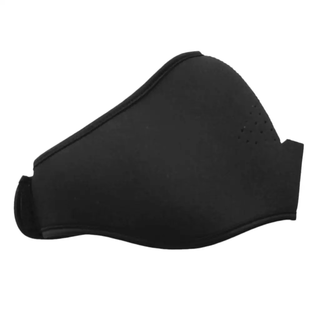 MagiDeal Unisex Warm 3mm Neoprene Motorcycle Cycling Ski Anti Dust Half Face Mask Mouth Protection Cover