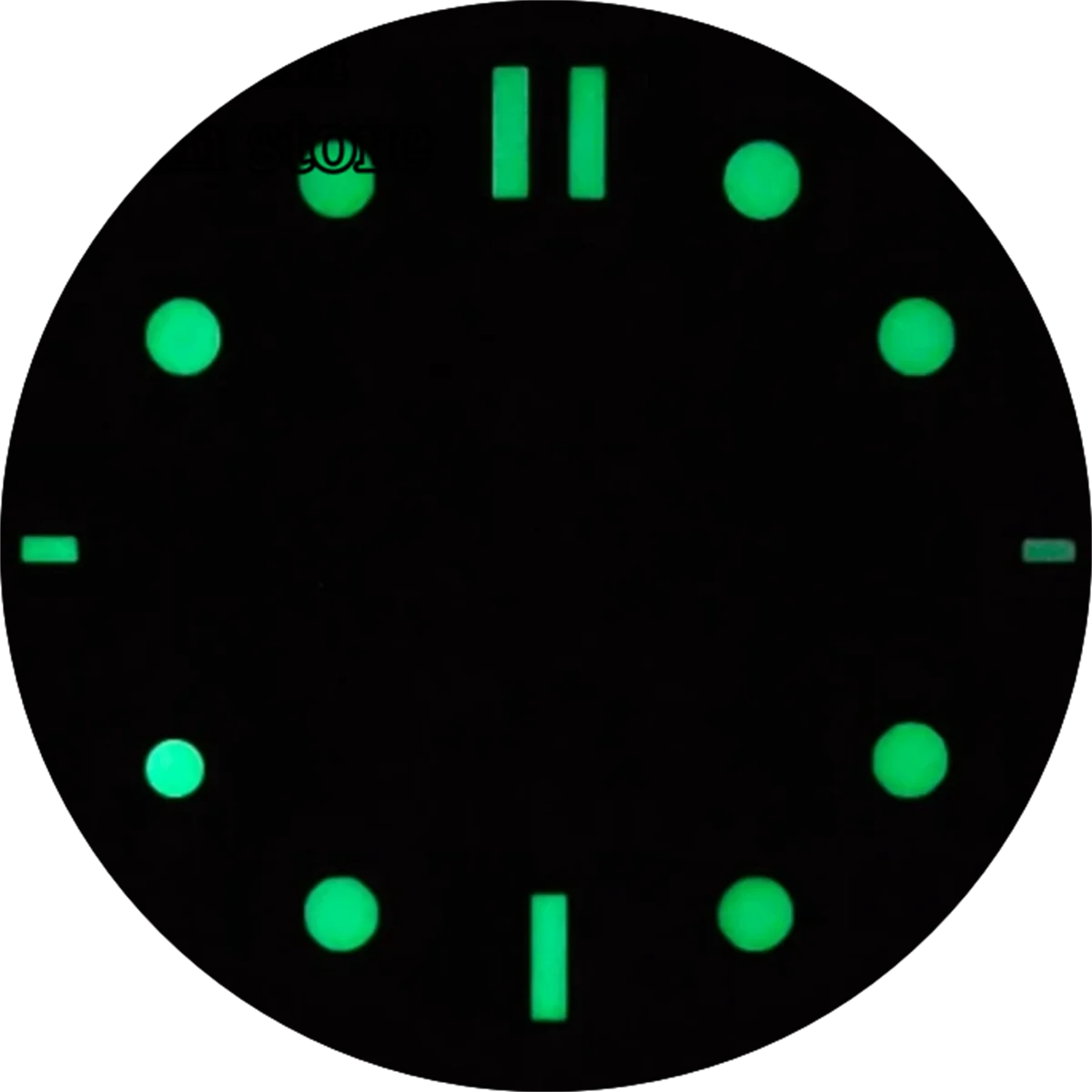 31mm water print hollow luminous dial for NH39 movement watch accessories