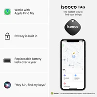 isooco Bluetooth Tracker - 1/2/3/4pcs - IOS Only