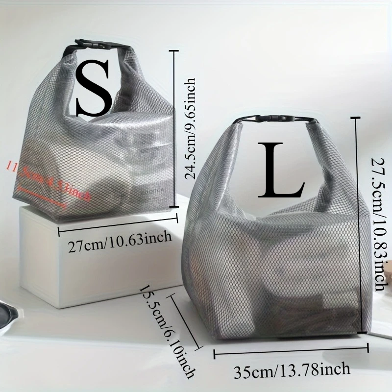 1/2PCS Travel Toiletry Bag Storage Bag with Buckle Closure, Suitable for Storing Swimwear, Cosmetics, and Skincare Products