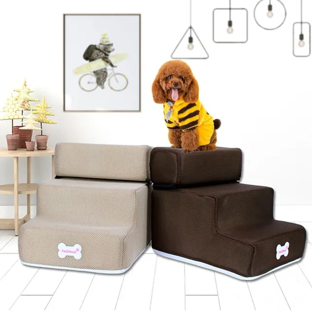 Removable Dogs Bed Anti-slip Dog Stairs: The Perfect Accessory for Your Four-Legged Companions