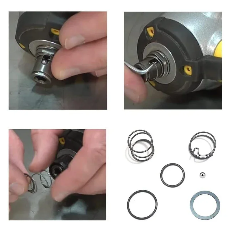 Per Dewalt N078434 N089668 Molle Kit Sfera In Acciaio Per Kit Molla Avvitatore A Percussione 20V Dcf885 Dcf886 Dcf836 Parti Di Utensili Elettrici