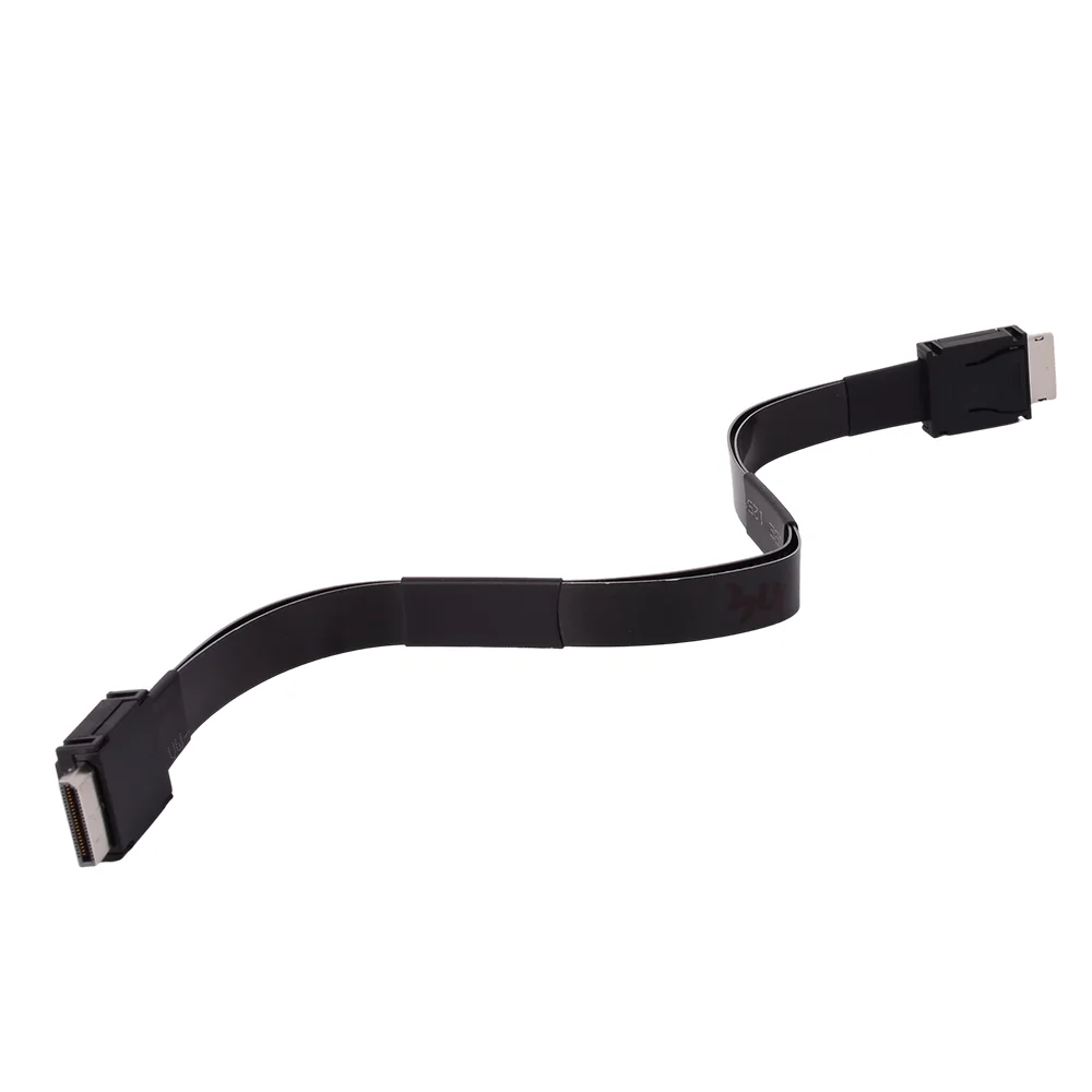 ADT-Link PCI-E 4.0 X4 SFF-8611 남성 FFC 오쿨링크 연장 케이블 64Gbs 외장 GPU 도크 그래픽 카드 PC 서버 OCuLink용