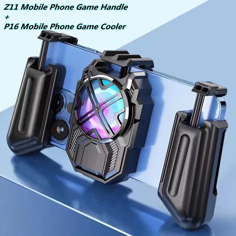 

Z11 ABS Mobile Phone Auxiliary L1R1 Game Handle for PUBG Gamepad Controller with Gaming Accessories Games Cooler for IOS Android