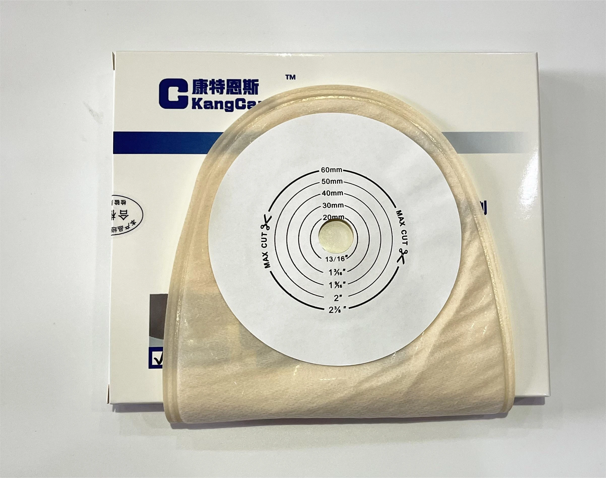 30pcs/lot; Economical Drain valve Colostomy Bags for Adults; One-piece system Ostomy Pouch with Clip Closure, Cut-to Fit 15-60mm 4