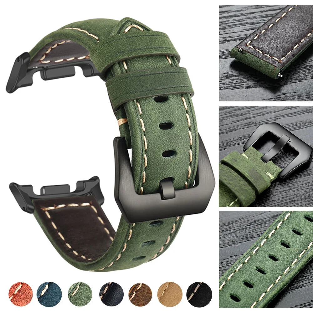 Premium Leather Wristband - No Gaps Design, Elegant Replacement Strap