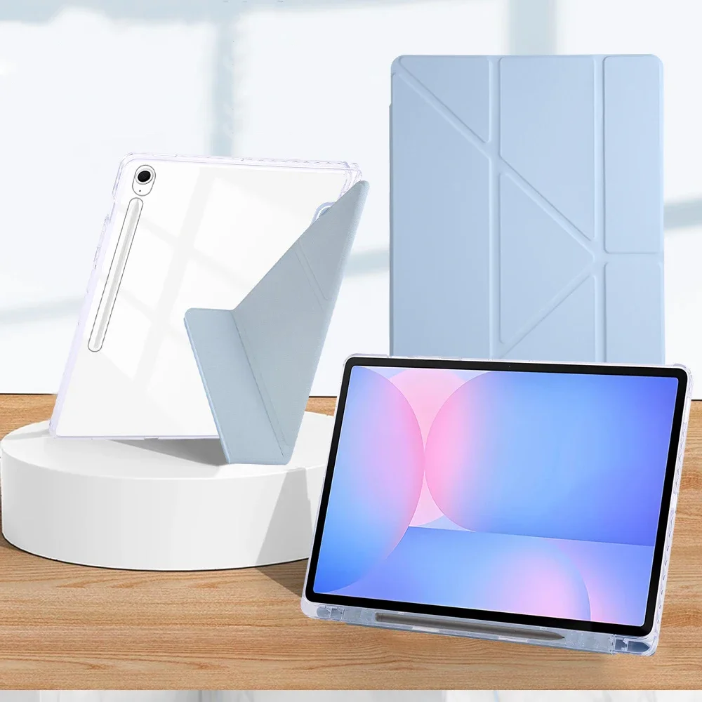 Enhanced Multi-Angle Folding Stand Case with Pen Holder