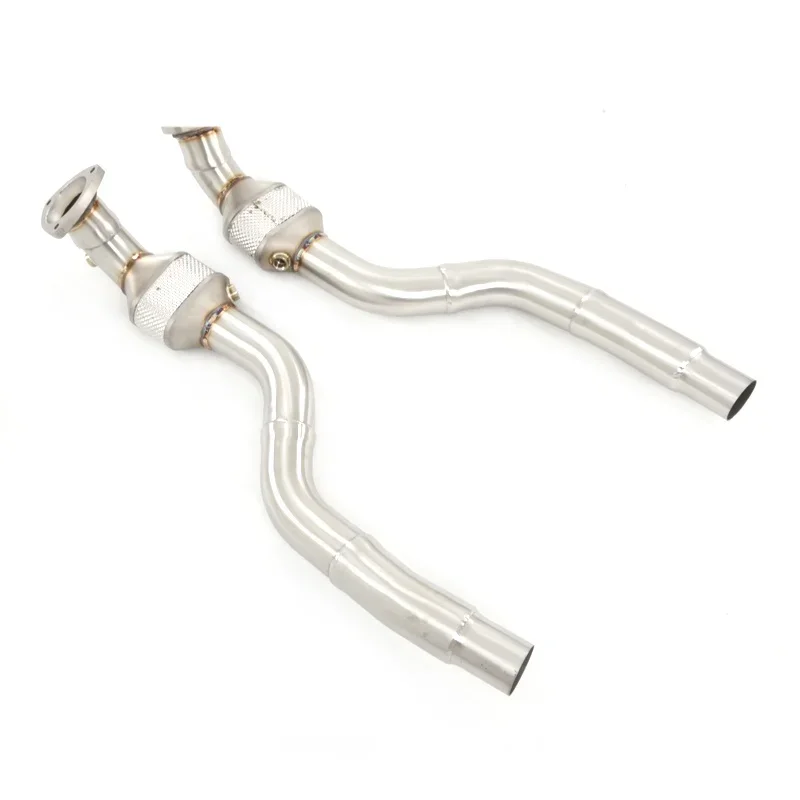 

Section High flow Pipes Exhaust Pipes branch downpipe Exhaust Pipe with for Maserati Gran Turismo/GT 4.7