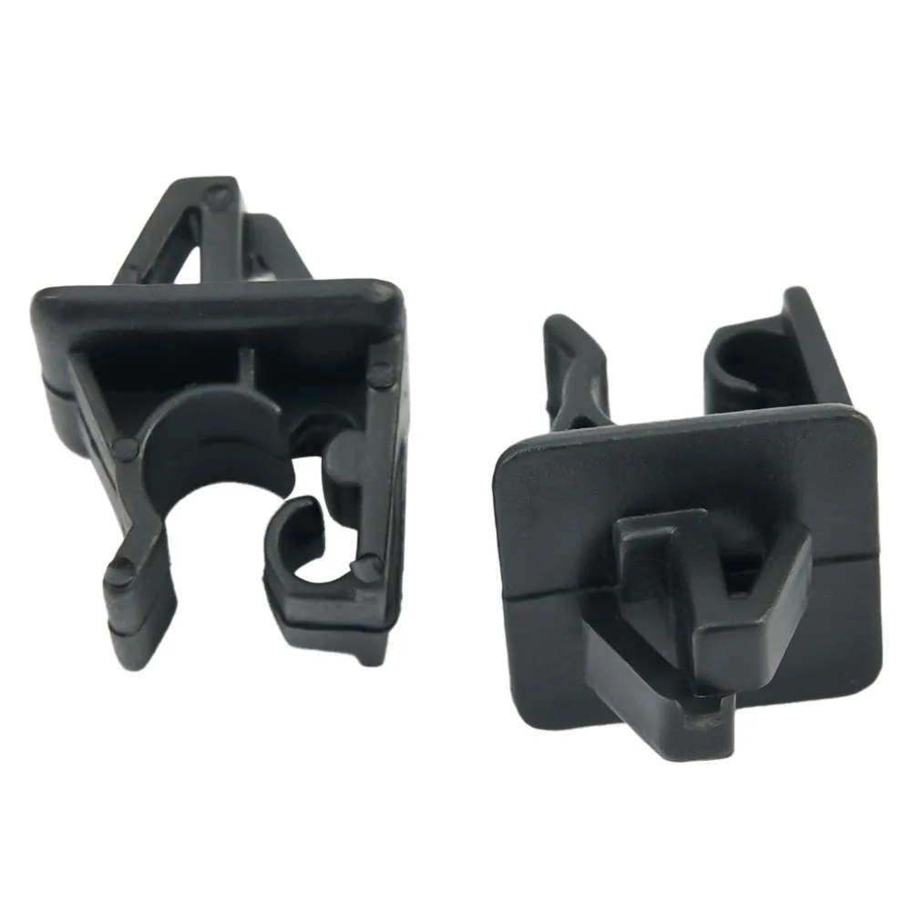 

2PCS Car Hood Prop Rod Holder Clips Black Plastic Interior For Honda-Accord Civic-CR-V -CRV Brand New Hood Prop Rod Holder Clips
