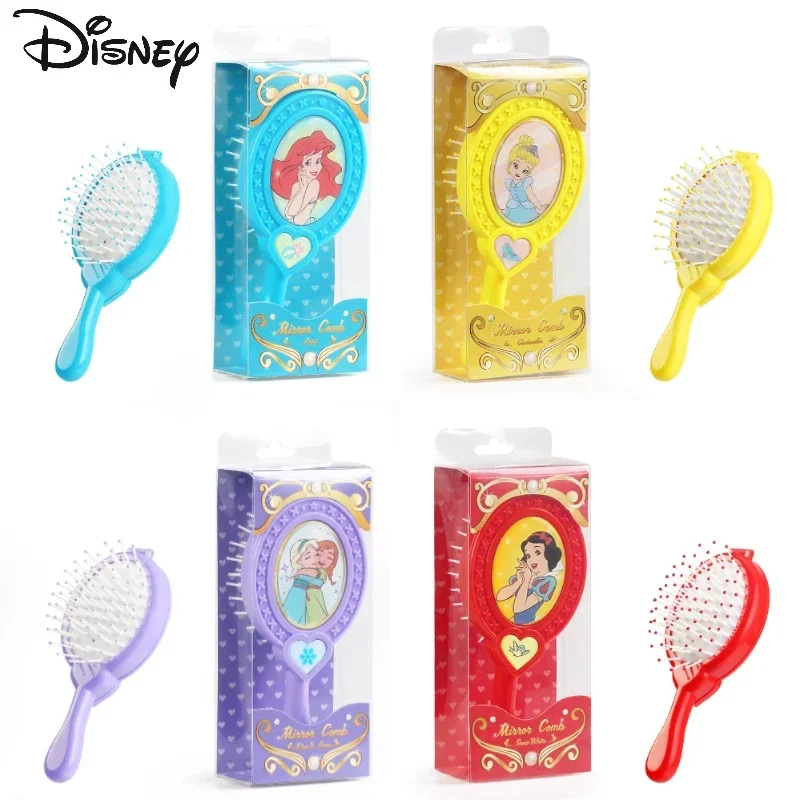Disney Princess Air Cushion Pettini Per Capelli Cartoon Figure Elsa Anna Biancaneve Cenerentola Ariel Princess Massage Comb Regali Per Ragazze