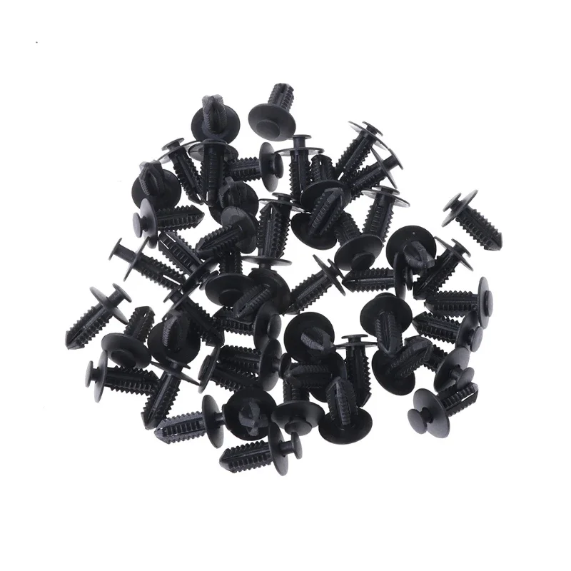 

50 Pcs Car Auto Push Type Bumper Fender Retainer Fasteners Clip For Mercedes