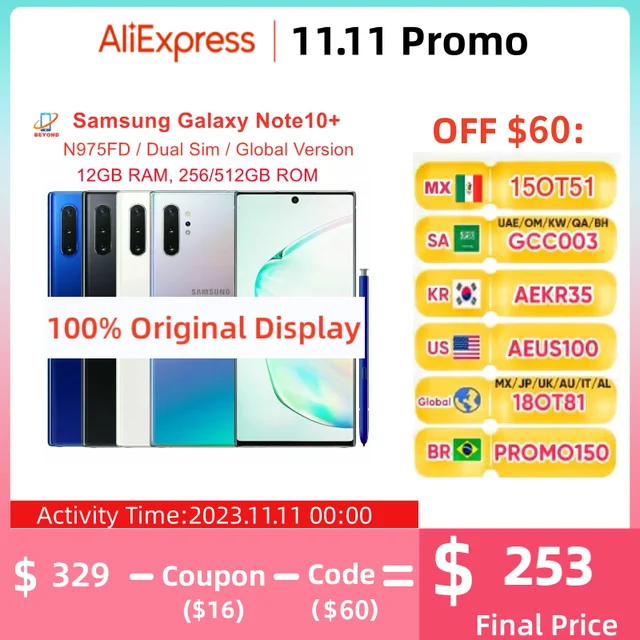 galaxy note 10 dual SIMモデル 香港版 ケース8種おまけ付