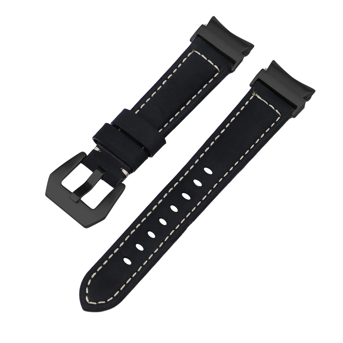 Elegant 20mm Quick Fit Leather Watch Strap