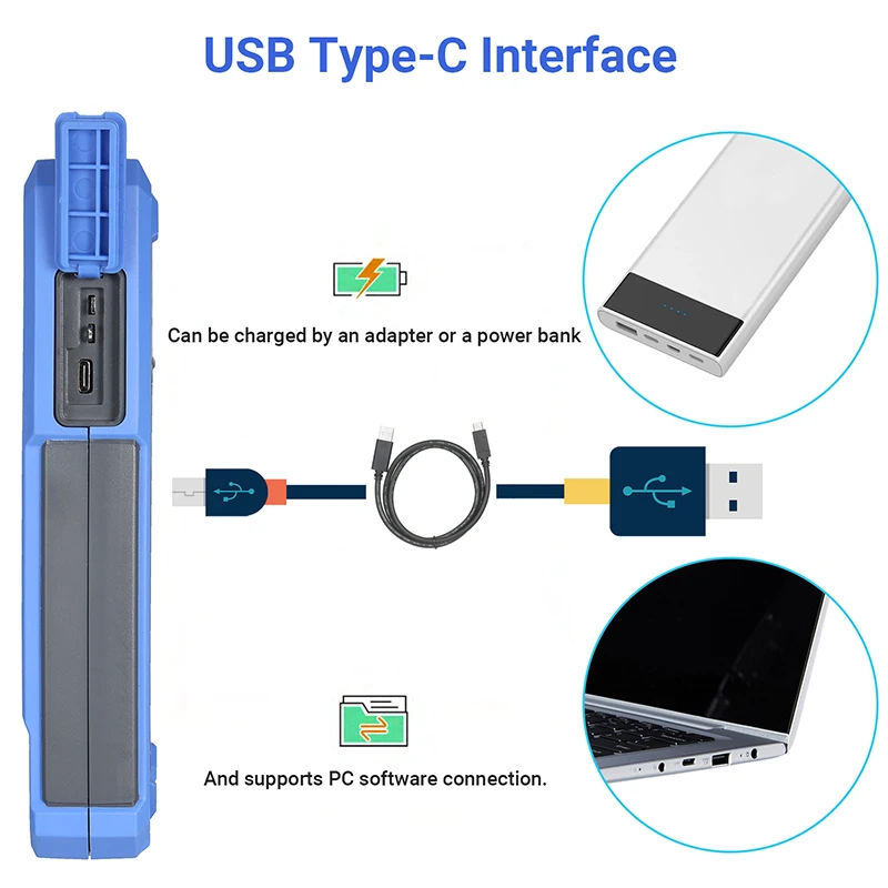 OWON HDS272S 3-in-1 오실로스코프 멀티미터 파형 발생기 2CH 70MHz 대역폭 20000 카운트 휴대용 디지털 멀티미터
