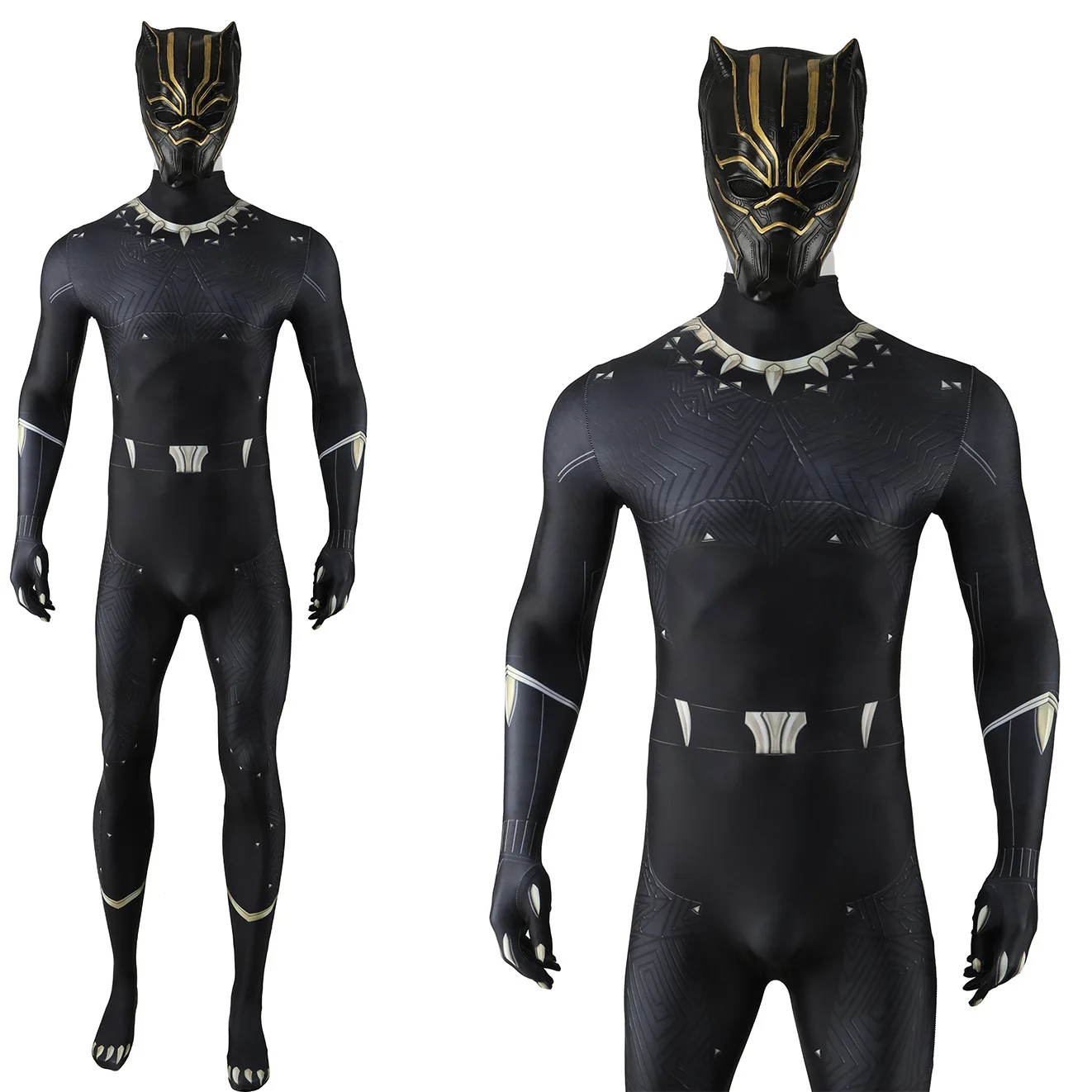 Black Panther: T'Challa | Marvel-Inspired Black Panther Cosplay Bodysuit 28 Marvel-Inspired Black Panther Cosplay Bodysuit for Adults and Kids