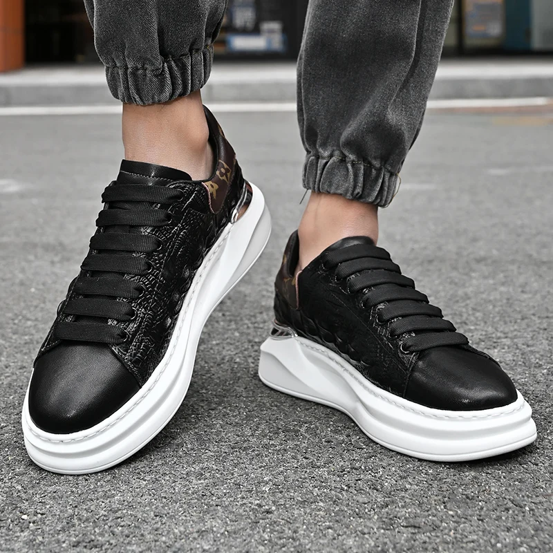 Spring New Men's Sports Shoes Luxury Brand Designer Xiaobai Shoes