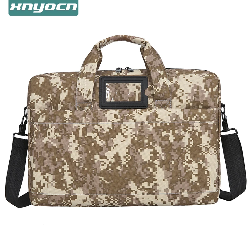 

Military Camo Laptop Bag Green Camouflage Army For Macbook Air Pro Xiaomi Lenovo Asus 13 14 15.6 Case Stylish Waterproof Pouch