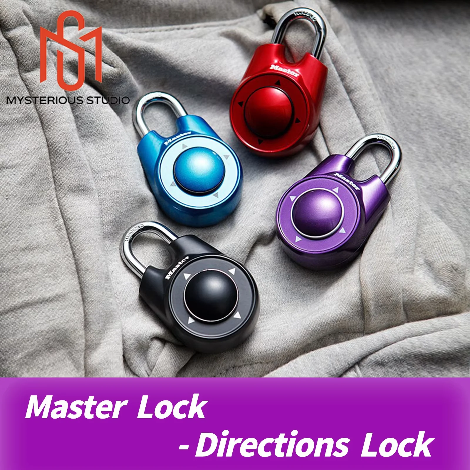 Master Lock Portable Directional Combination Password Padlock Escape Room Locker Mechanism Game Props Exit Room Puzzle