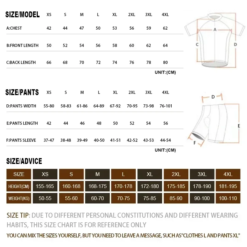 Men Summer SYN Cycling Jersey Set Breathable Racing Cycling Jersey Sport Mtb Bicycle Jersey Bike Cycling Clothing Suit 5