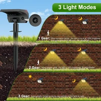 56 LED Solar Landscape Spotlights Outdoor Waterproof Motion Sensor 3 Mode Solar Wall Garden Powered Lights Yard Porch Pathway 2