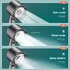 Shower Rain Head 4 Modes Shower Head High Pressure Portable Shower Filter Rainfall Faucet Tap Bathroom Faucet Home Bathroom Set 5