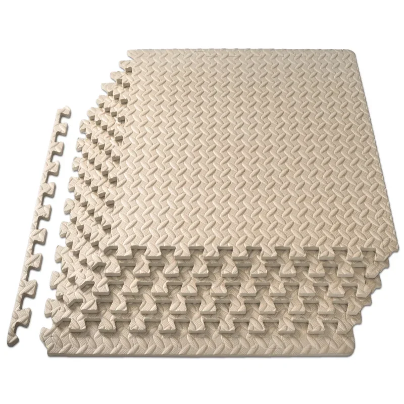 

ProsourceFit Puzzle Exercise Mat, 1/2" Thick EVA Foam Interlocking Tiles